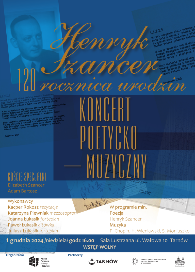 Henryk Szancer – koncert poetycko-muzyczny